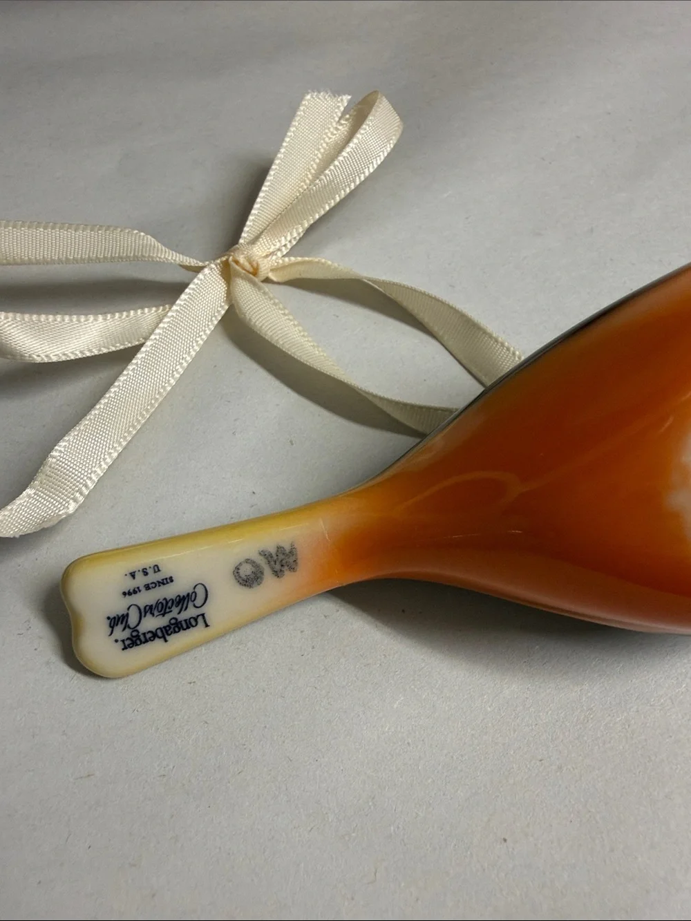 Longaberger Collectors Club Backyard Bird Oriel Black & Orange ornament for Tree